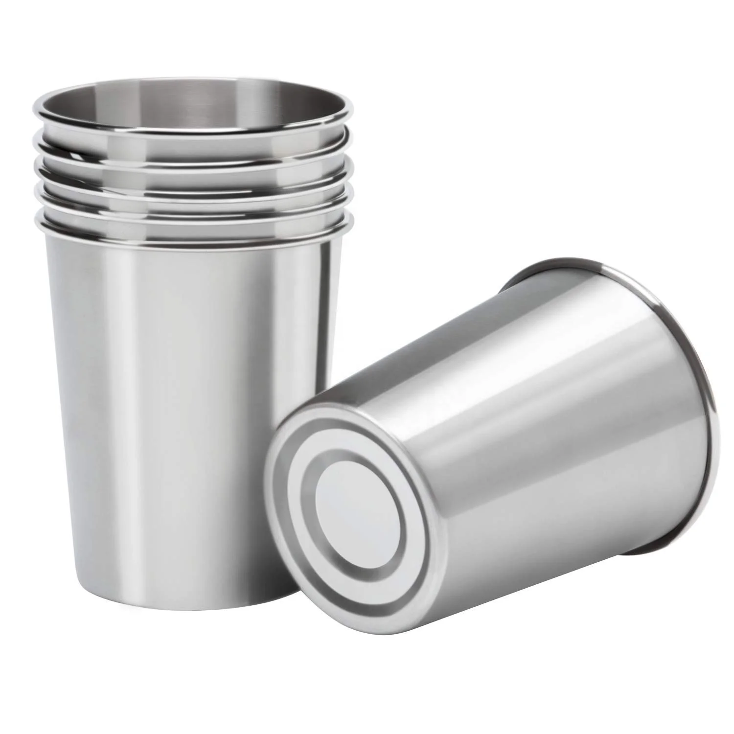 

8oz 12oz 16oz BPA Free Healthy Unbreakable Custom Logo Stainless Steel Cups Tumbler Mug, Nature color