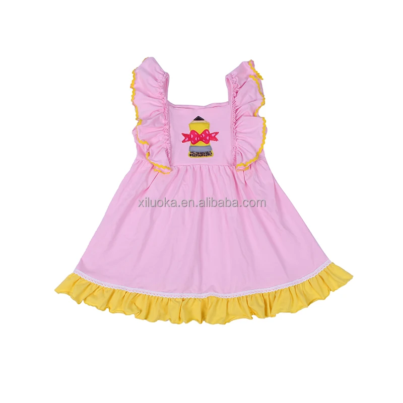 

2021 Children's Clothing Girls Flowers Pink Princess Dress Lace Children's Dress New Female Treasure Lace, Picture