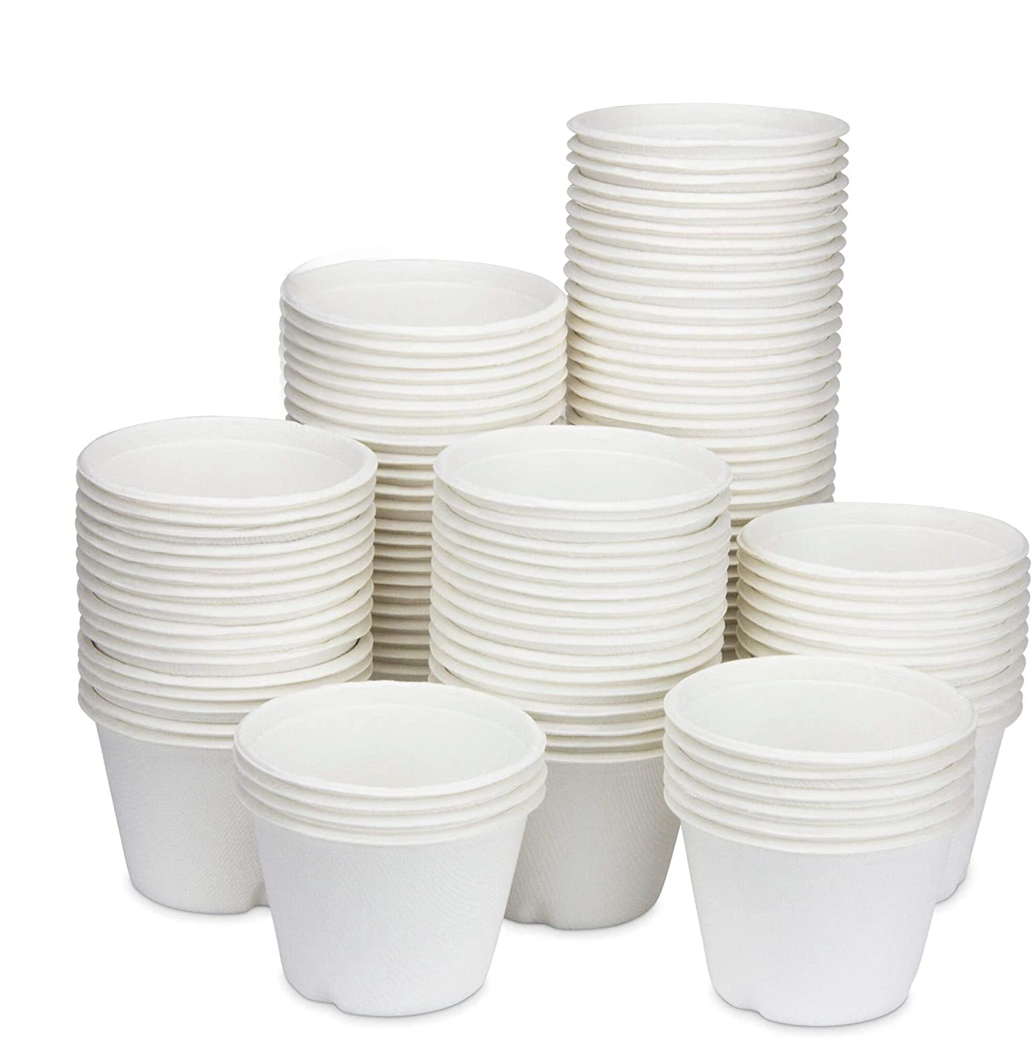 

Wholesale Biodegradable 8 oz Paper Cup Stock Disposable Sugarcane Bagasse 2oz Sauce Cup Coffe Paper Cups with Logo