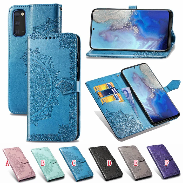 

Mandala Flower Wallet Leather Case For Samsung Galaxy M51 NOTE 20 Ultra S20 A81 S10 S10E S9 S8 Plus A31 X Cover Pro Phone Cover