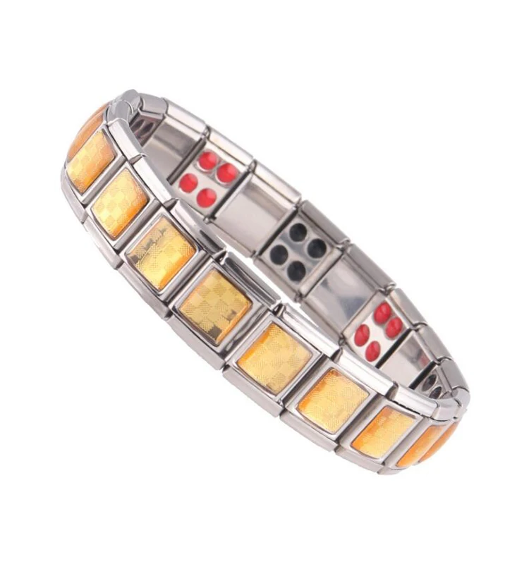 

Manufacture Price Quantum Bracelet Bio Energy Bracelet For Women Chakra With Negative Ion, Silver color