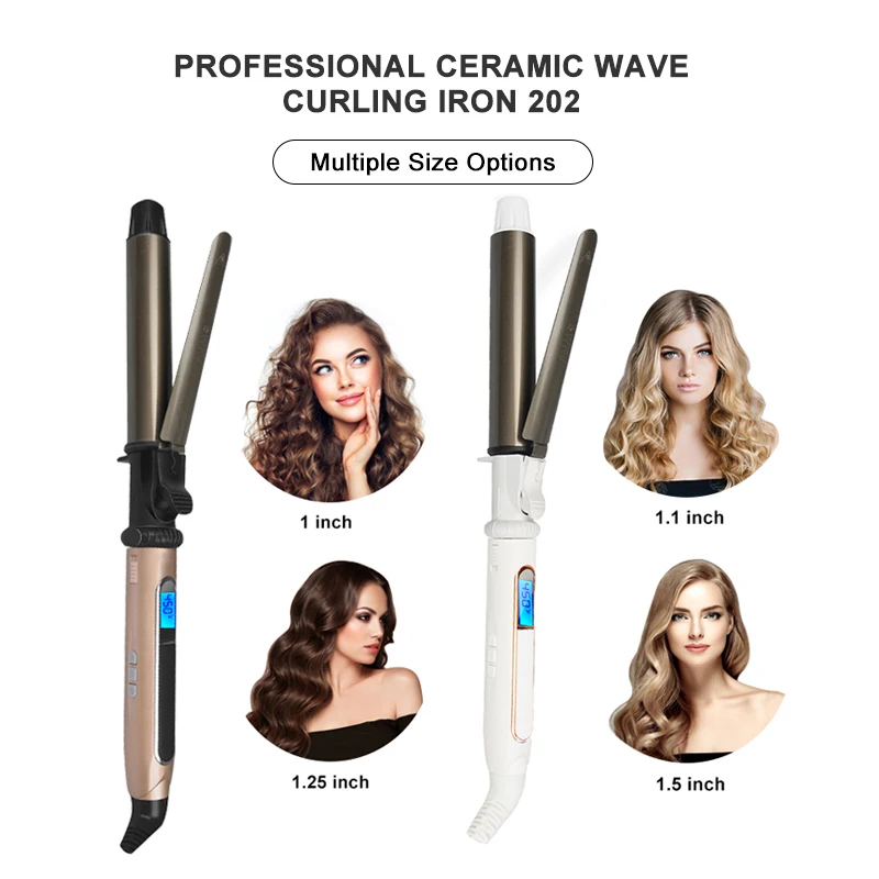 

Iron Brown Curly Machines Magic Curler Rotating Ionic Swivel Twirl Trio 1.25 Inches Automatic Hair Curling Machine