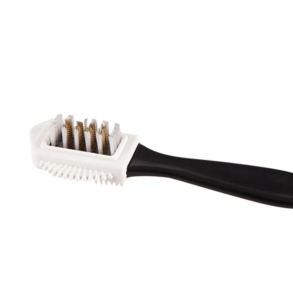 

Shoe Cleaning Brush 2019TOP Durable Black S Shape Boot Shoes Cleaner 3 Side Suede rubber Shoe Cleaning Brush