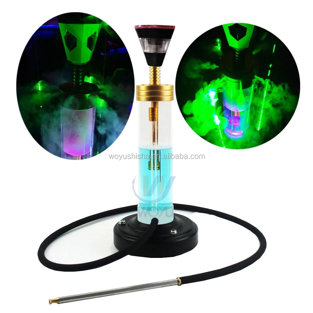 

woyu new product laser light hookah electronic shisha, Gold