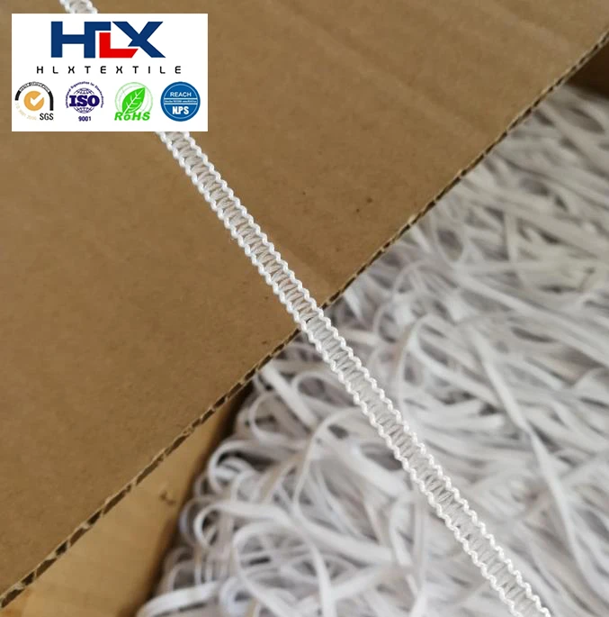 

S-G-S 5mm hollow 3mm 5mm white Disposable elastic band earloop for disposable shoe cover disposable headgear, Panton