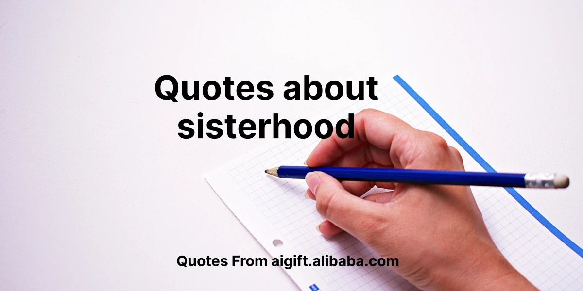 quotes about sisterhood