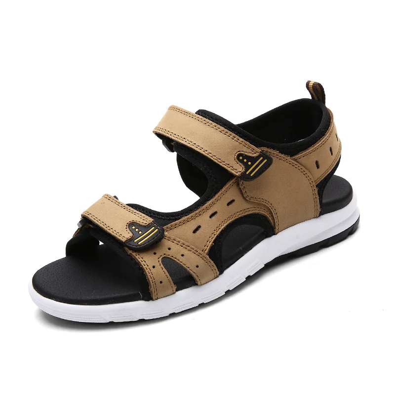 

Summer New Classics Style Outdoor Walking Shoes Men Comfortable Soft Beach Sandals, Shown