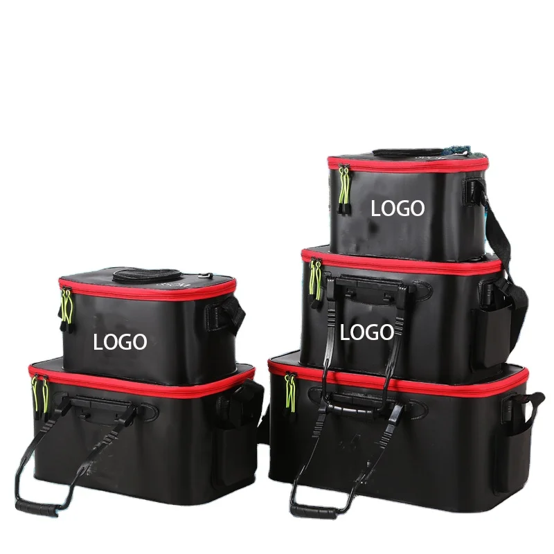 

Fishing bags live fish packing bag Foldable fish bucket, Customized color