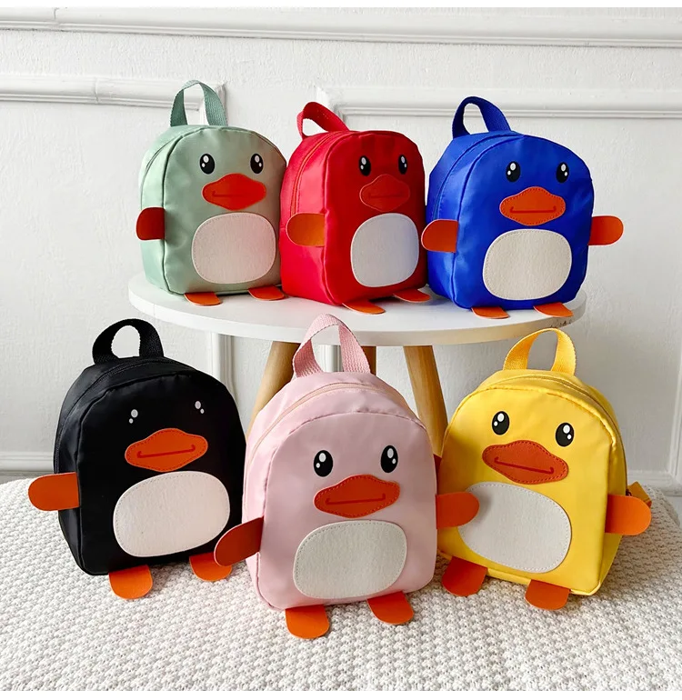 

Cartoon Wholesale Schoolbag 2022 New Trendy Cute Penguin Custom Backpack Bag Fashion Backpack For Kids, Yellow, blue, black, pink, green, red