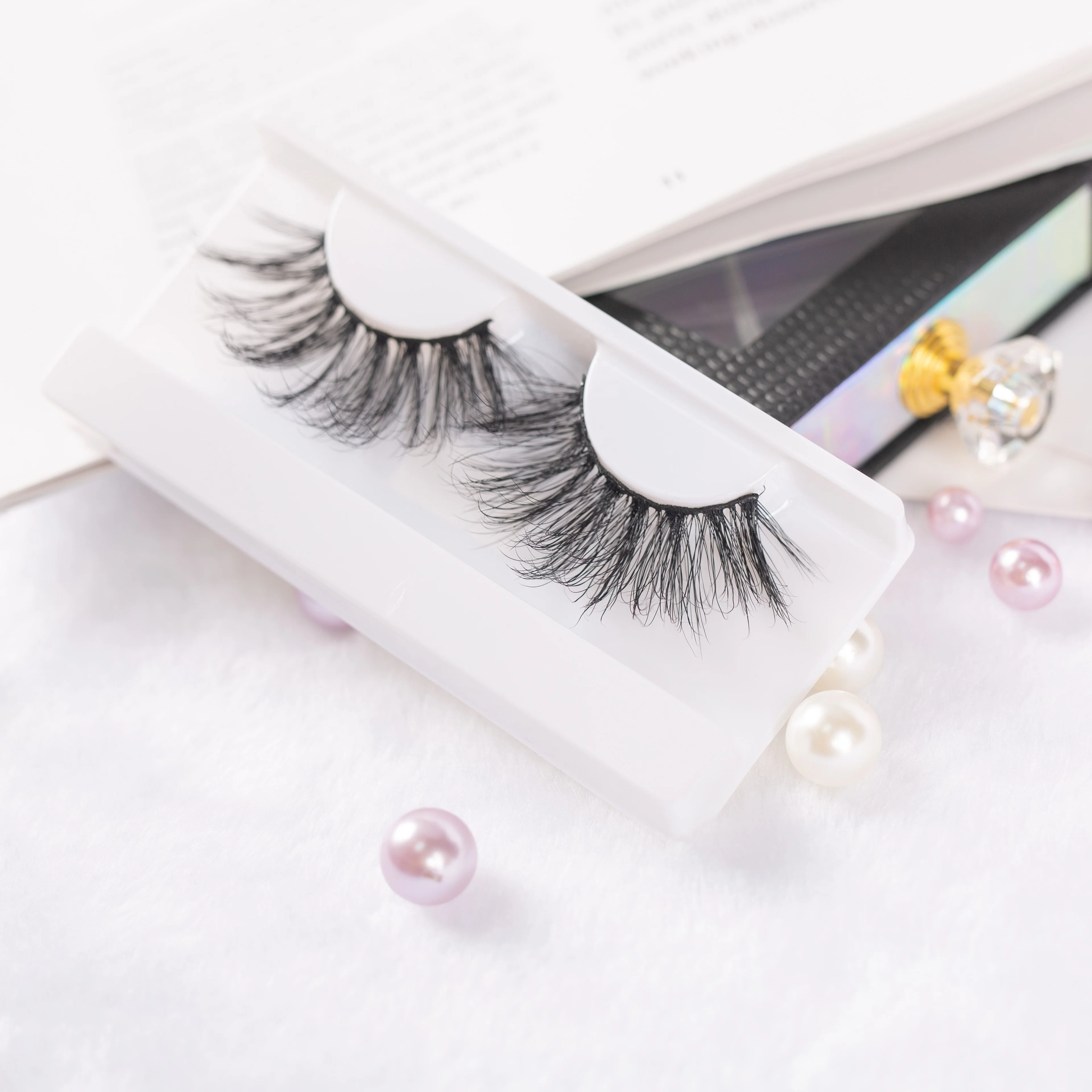 

Dramatic 3d Mink Eyelashes Wholesale Vendor Cruelty Free Fluffy 25mm Mink Fur Hand Made Thick 3D Effect Accept Customized Logo