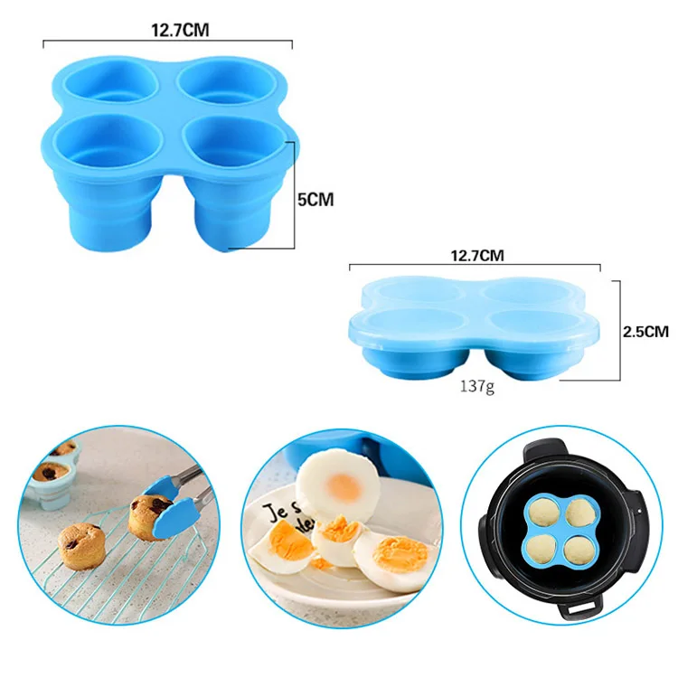 

New foldable food grade silicone baby food container/ silicone ice trays bpa free With Lid/ silicone fruit tray, Stock colors/pantone colors