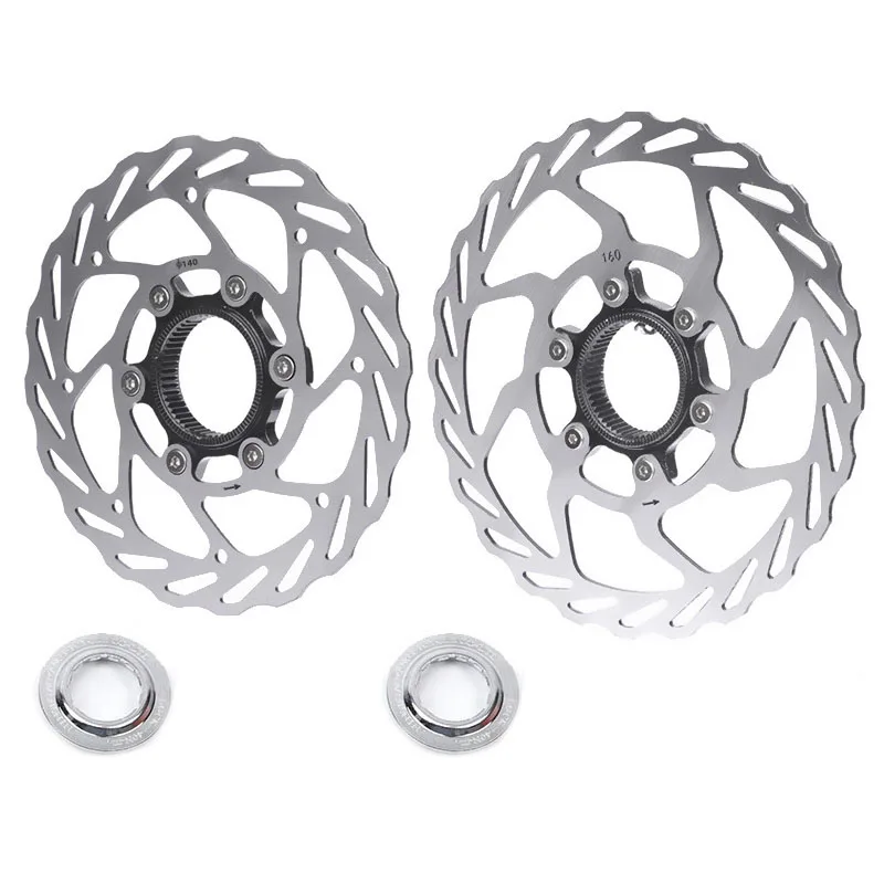 

Mountain MTB Road BMX Bike Cycling Parts Central Lock Rotor Bicycle Brake Disc, Silver