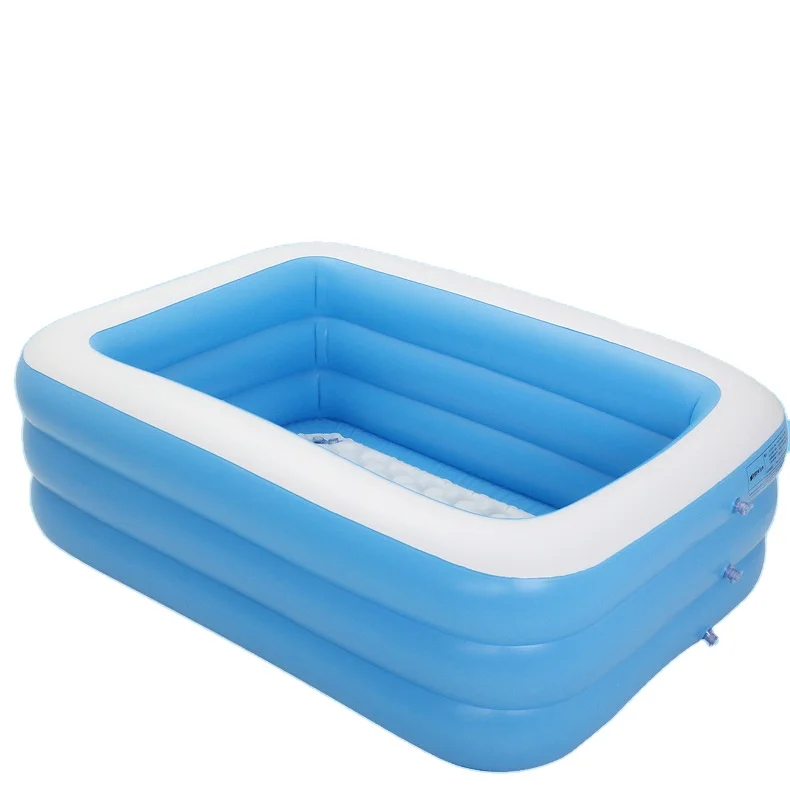 

2020 New Inflatable Toddler Bathing Tub PVC ECO Friendly Mini Air Swimming Pool Thick Foldable Shower Basin Bath Tub For Baby, As picture