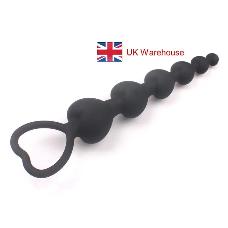 

Heart beads Soft Anal Plug anus Toys Big Balls Silicone G-Spot Stimulating Butt Plugs Adult Sex Couple Sexy Products Online%