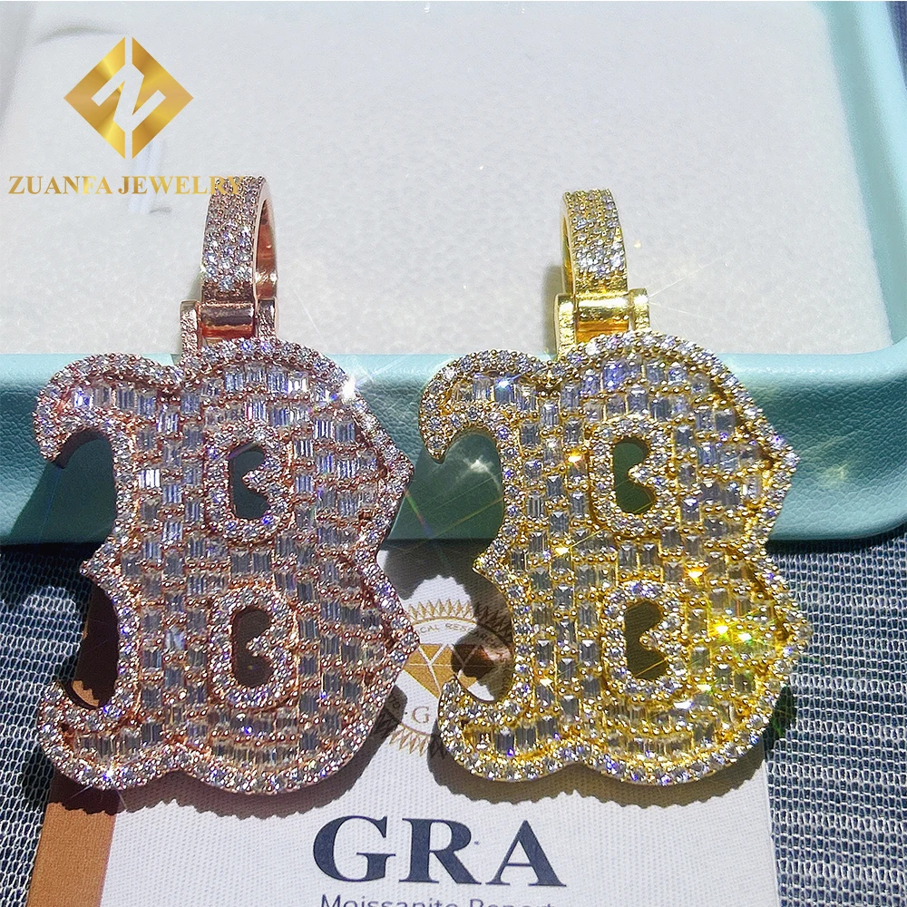 

Iced out pendant Hot sale Pass diamond tester GRA VVS moissanite diamond hip hop jewelry