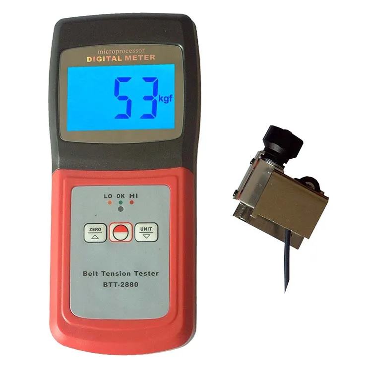 BTT-2880 New Belt Tension Meter BTT2880 with RS232 Software Range 0-750N / 0-120lb / 0-77Kg / 0-114Seems