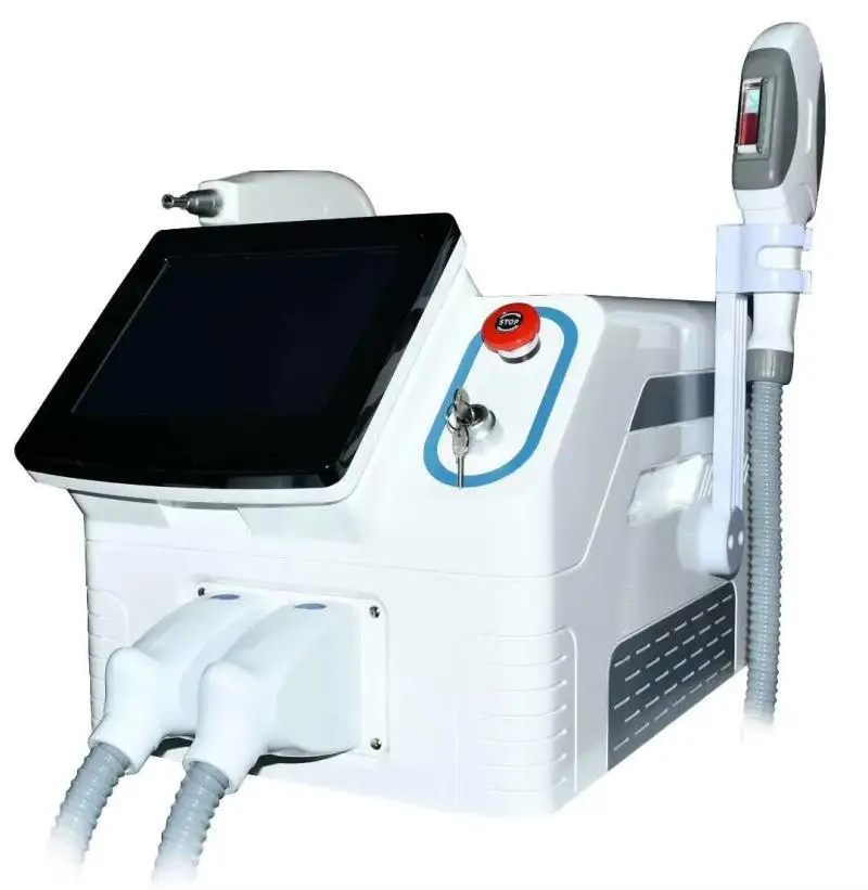 

2021 New 2 In 1 OPT IPL E-light SHR Hair Removal Machine/ Nd Yag Laser Removal Machine/ Portable Q Switch Cynthia RU 2103