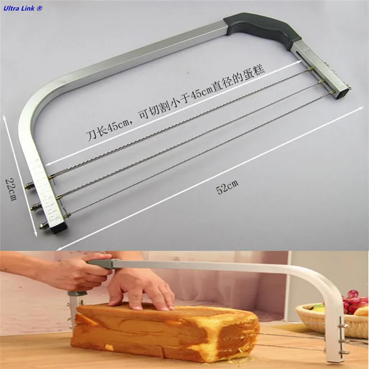 

Wholesale Adjustable Stainless Steel Cake Slicer Cake Leveler Pastry Baking Tools Cake Cutter Slicer