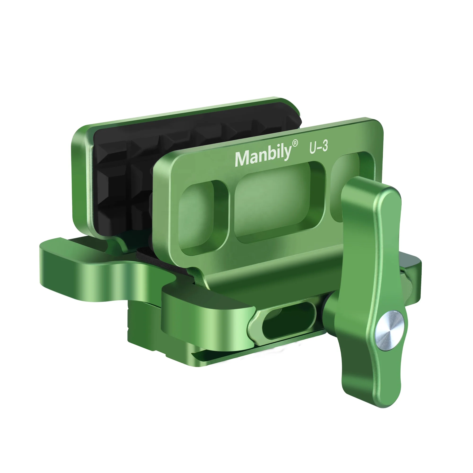 Quick Detach Hunting Head Clamp Professional Saddle Adapter for Hunting Tripod 360° Rotation with Locking Lever