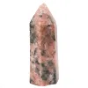 Natural gemstone rough sunstone quartz crystal point wand pillar wholesale