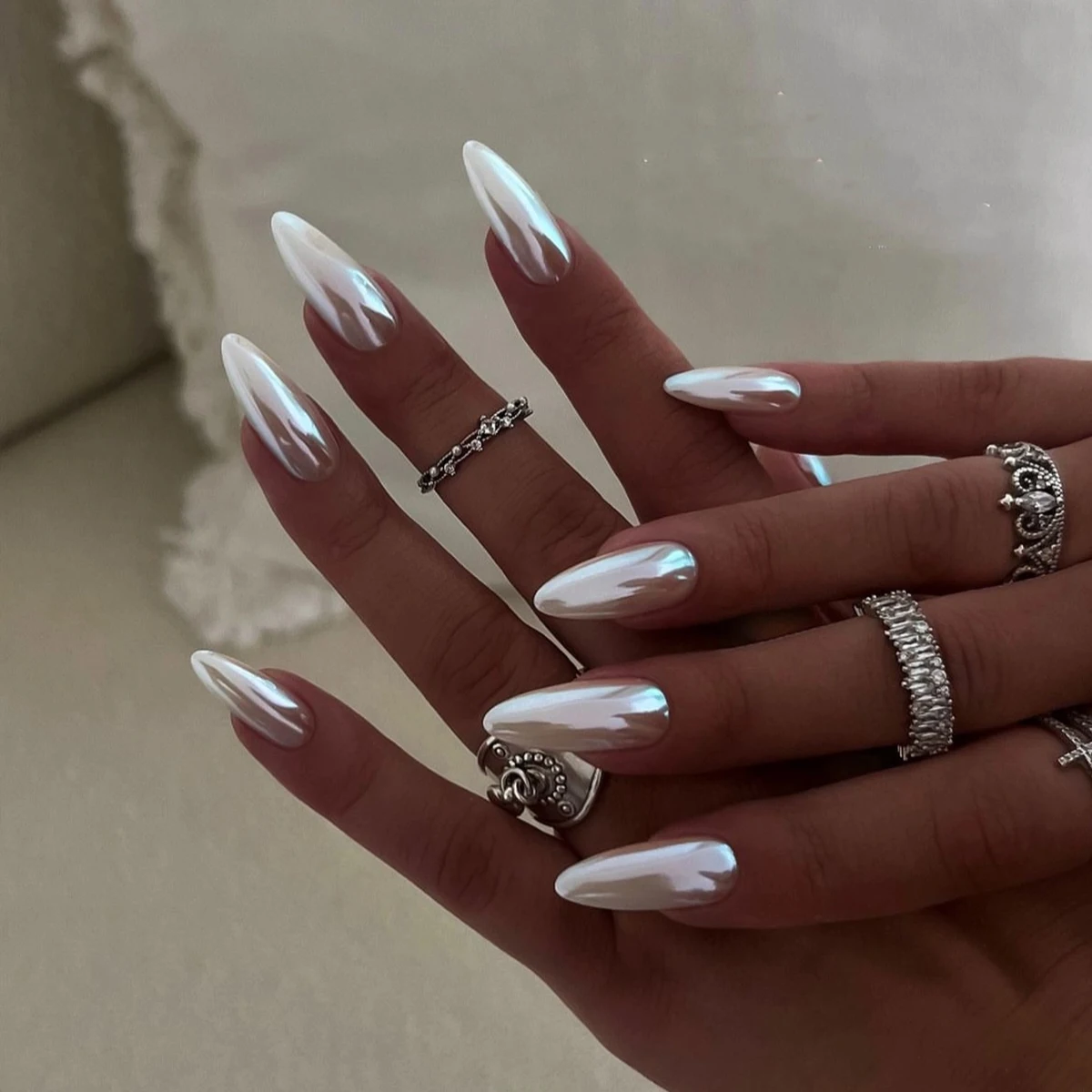 24 Pcs Minimalist New Product Coated Pure Color Almond Short Style Acrylic Press on Nails Customize False Nails 3497