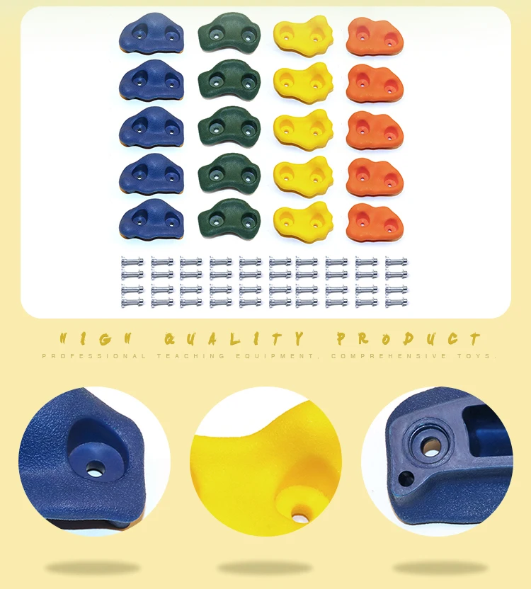 Kids And Adults Outdoor Climbing Wall Use Plastic Climbing Holds Buy