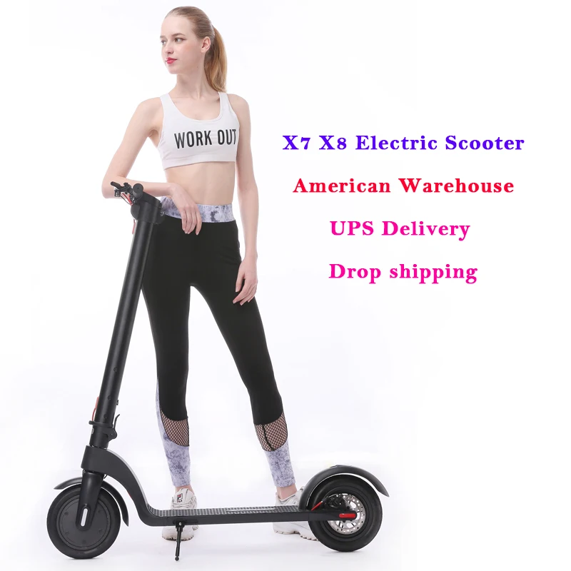 

European Warehouse Drop Shipping Shopify X7 350W Vacuum tire Electric Scooter