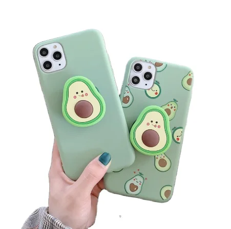 

3d Cute Cartoon Soft Silicone Phone Case For Iphone X Xr Xs 11 Pro Luxury Shockproof Mobile Silicone Phone Case