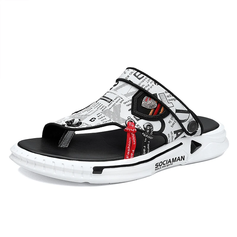 

New design outdoor beach flat sandals men shoes men's sandals 2021, Optional