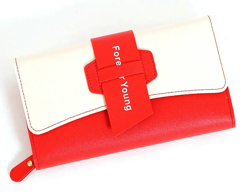 

Ladies portable money phone purse large capacity three fold wallet