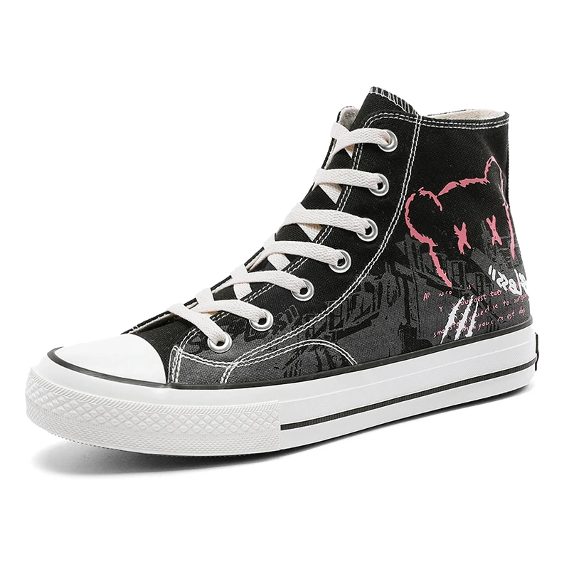 

Chaussures En Toile High Top Boots Gents Shoes Kanvas Moda Ayakkabilar, Picture