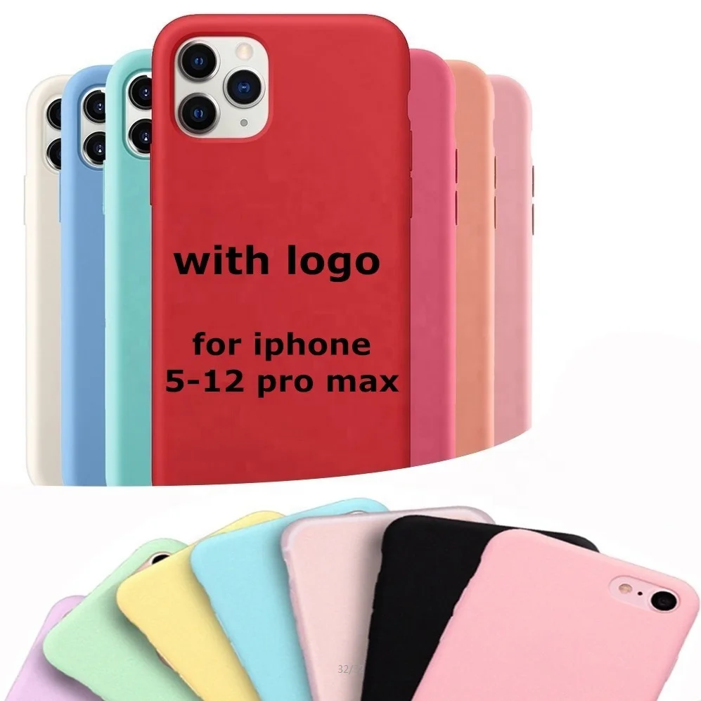 

phone case for iphone 12 Pro Max original designer luxury phone cover Liquid Silicone case For iphone case 11 Pro Max Xs XR 7 8, 64 color