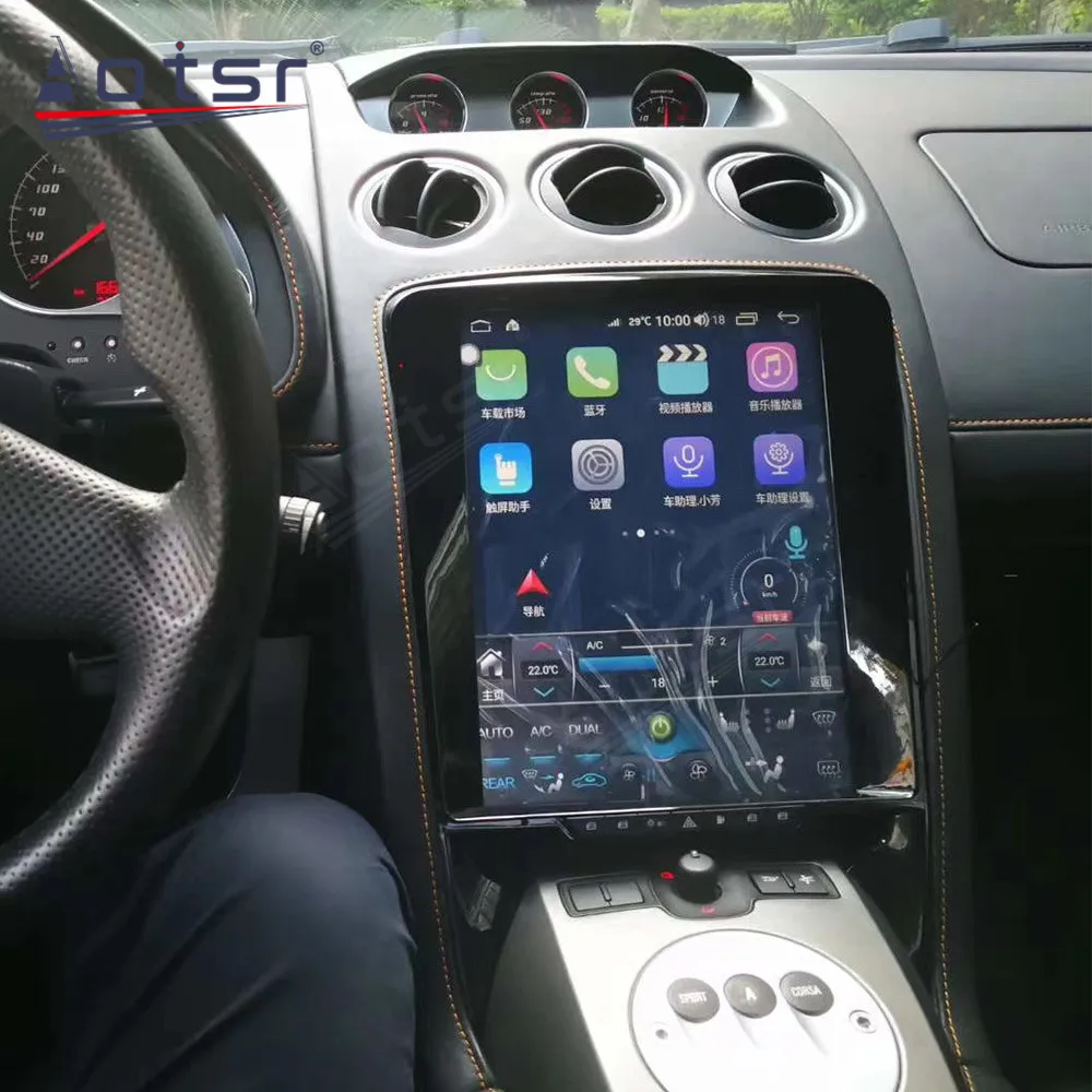 

Tesla Android 10.0 For Lamborghini Gallardo 6+128G Car GPS Navigation Multimedia Player Auto Radio Recorder Head unit Car stereo