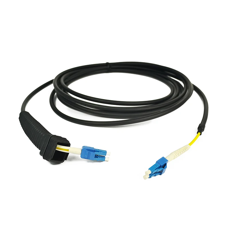 Nsn Lc Uniboot With Rubber Boot Duplex Single Mold Patch Cord - Buy Nsn ...