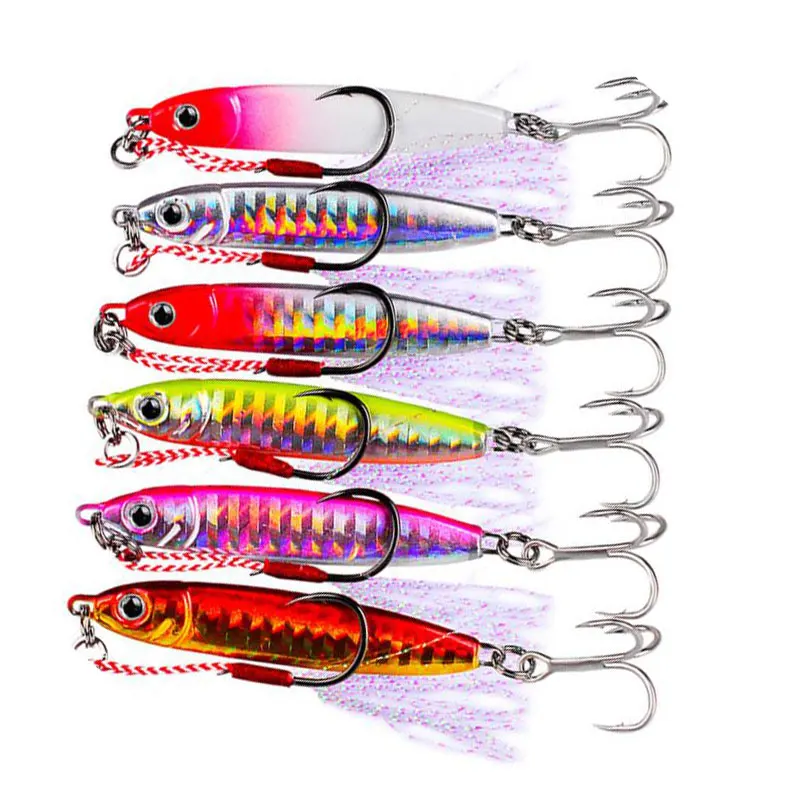 

Hot sale slow jig metal jig lure for sea fishing, Vavious colors