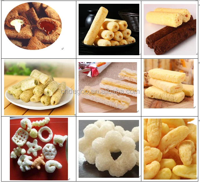 
Corn Puff Snack Food Extruder/Corn Curls/Cheese Ball Process Machinery Making Machine 