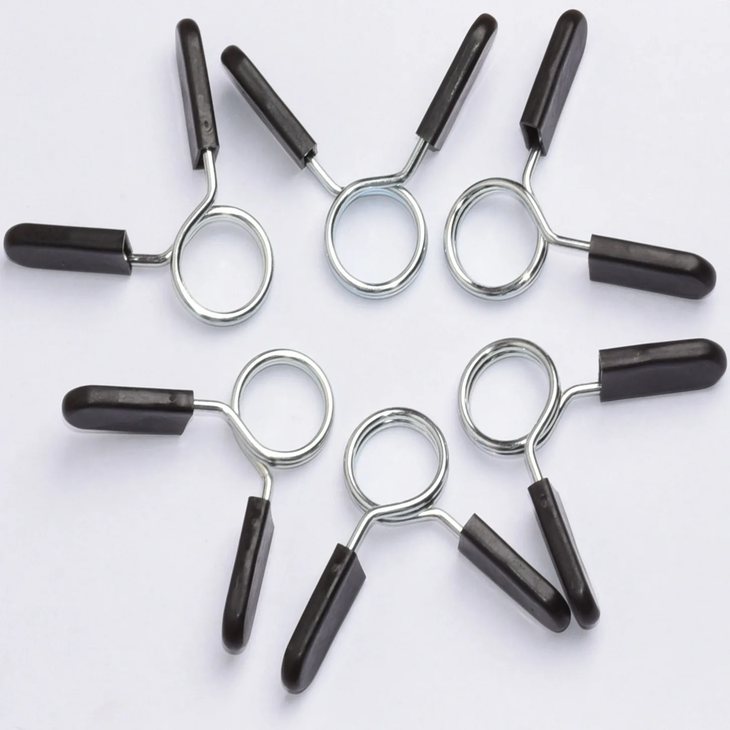 2pcs 25\/28\/30 mm Spring Dumbbell Clamp Collar Gym Fitness Standard Lifting Kit Barbell Lock Weight Collar Clips