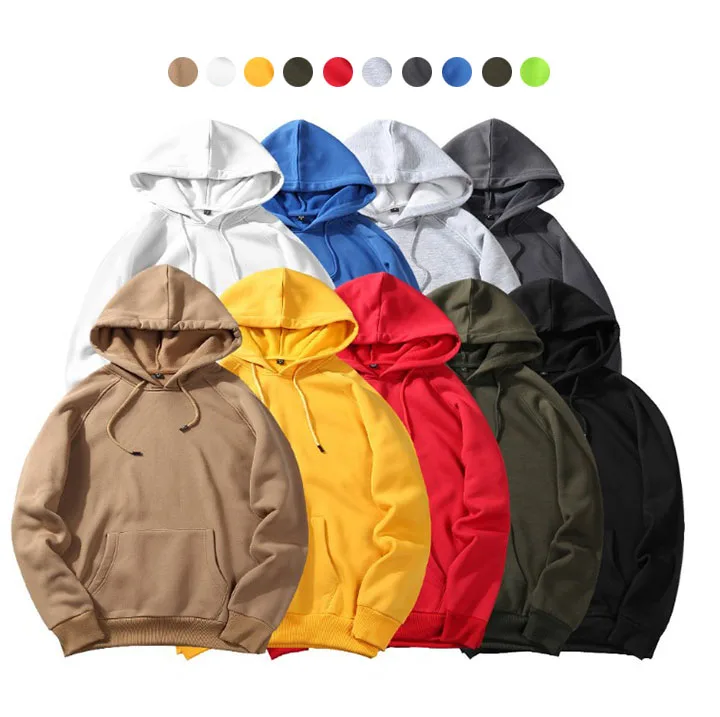

2021 High Quality Wholesale 100% Cotton Pullover Custom Printing Embroidery Unisex Oversized men's Hoodies, Customized color