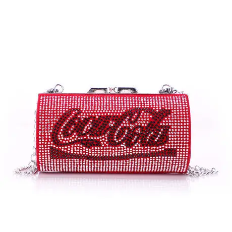 

Clutch Luxury Creative Cola Cans Clutch Bling Rhinestone Handbags