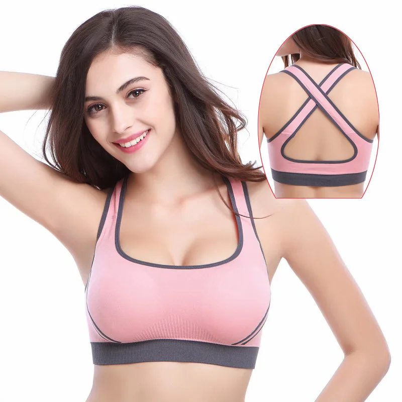 

sujetador deportivo sexy para mujer Best Selling Women Yoga Seamless Sports Bra High Impact Support for Sports Yoga GYM Fitness