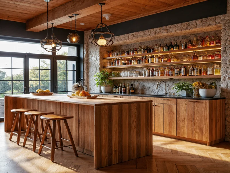 Elegant Plank Craft Kitchen Bar Pictures