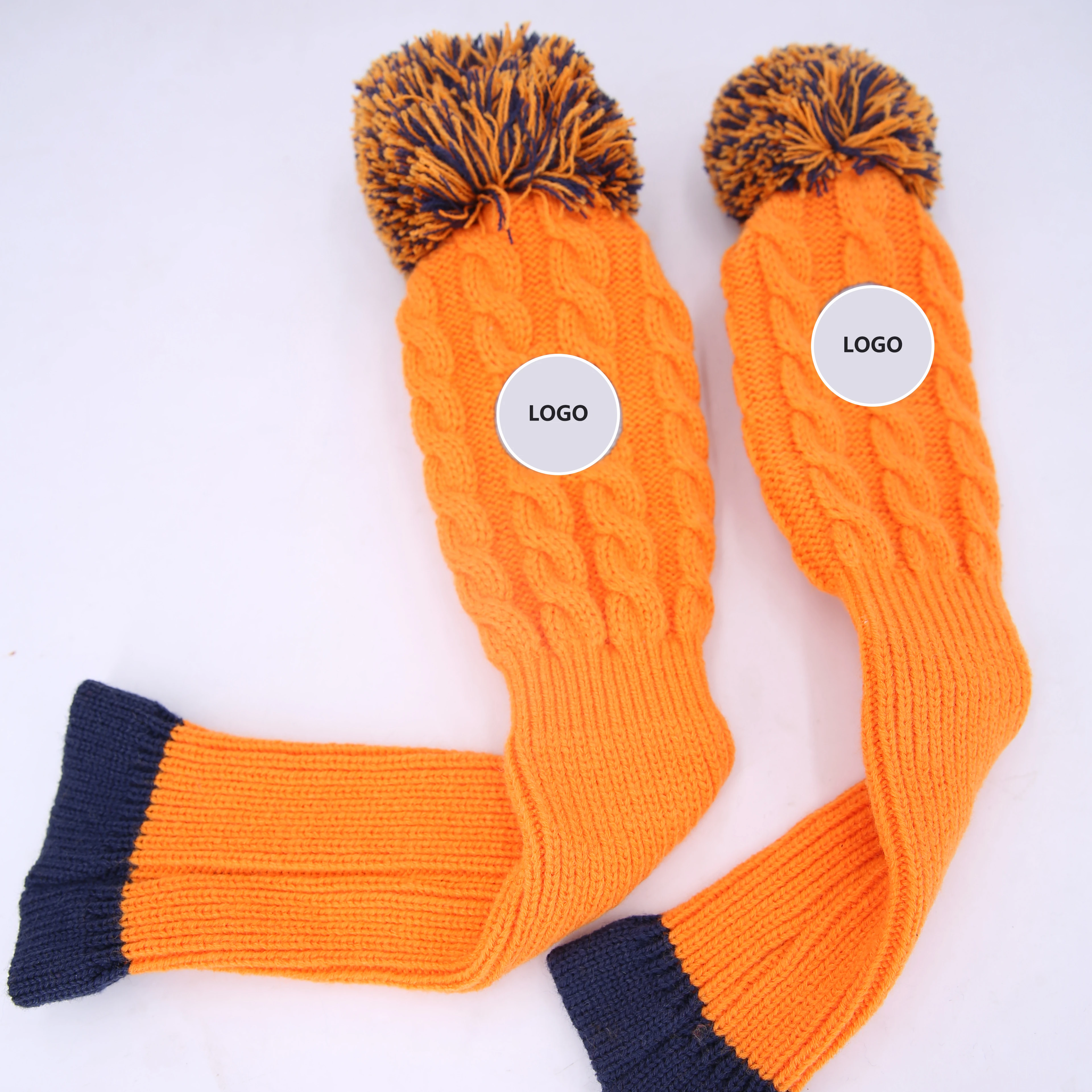 

OEM Knitted Material Wood Head Cover Golf Club Head cover Woods Golf Headcovers