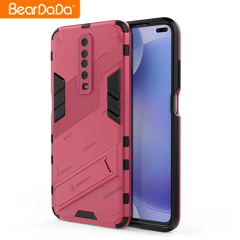 

most popular anti fall phone case mobile with Bracket for redmi K30/POCO X2/K30 5G virgin silicon mobile case cover manufactr