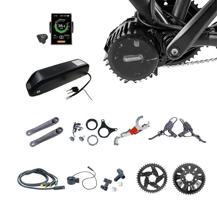 

48V 1000W BBSHD bafang motor electric bicycle mid motor kit with li ion battery