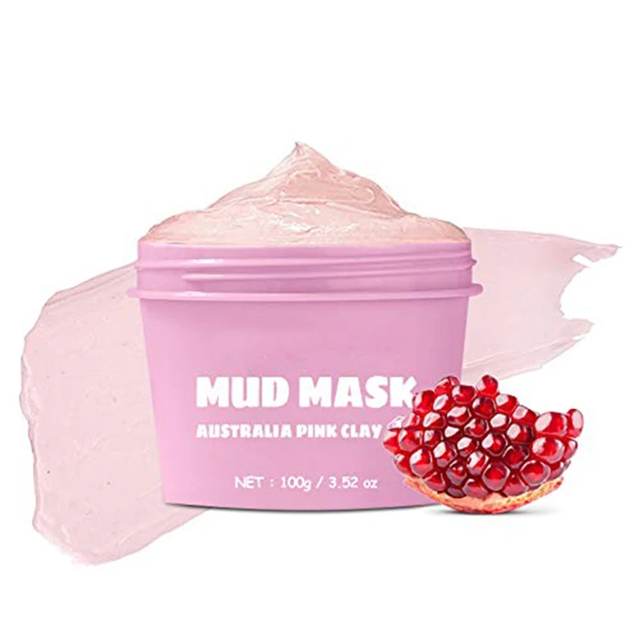 

Wholesale Private Label Beauty Face Skin Brightening Whitening Anti Aging Natural Australian Kaolin Pink Clay Mud Face Mask