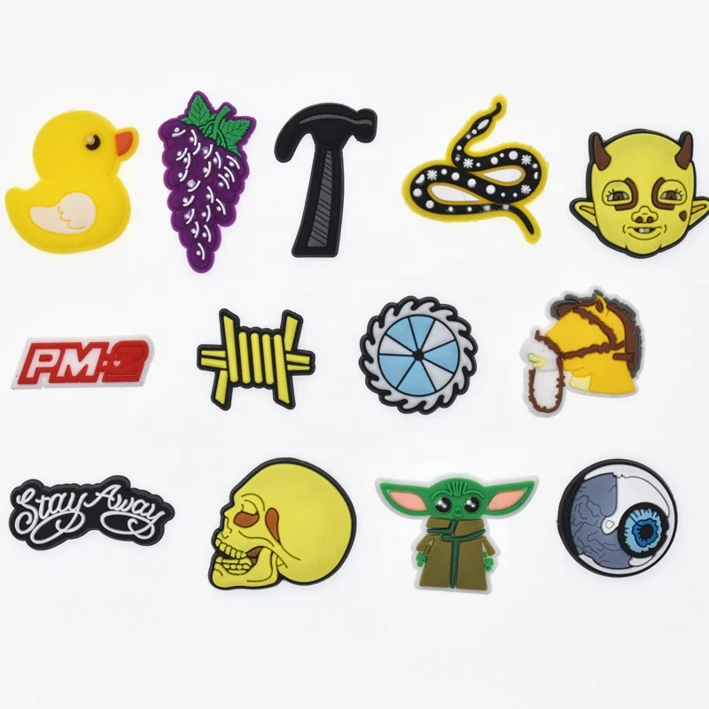 

2020 fashion clog shoe charms for kid garden shoes and bracelets, As picture
