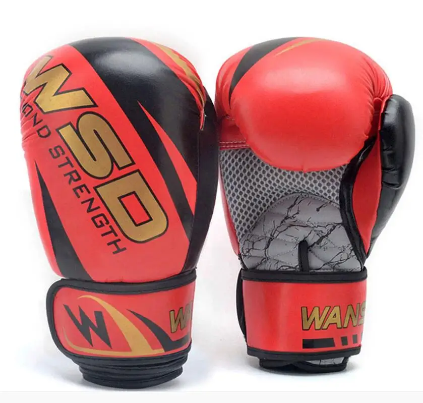 PU Kick Boxing Gloves for Men Women Karate Muay Thai Guantes De Boxeo Free Fight MMA Sanda Training Adults Kids Equipment