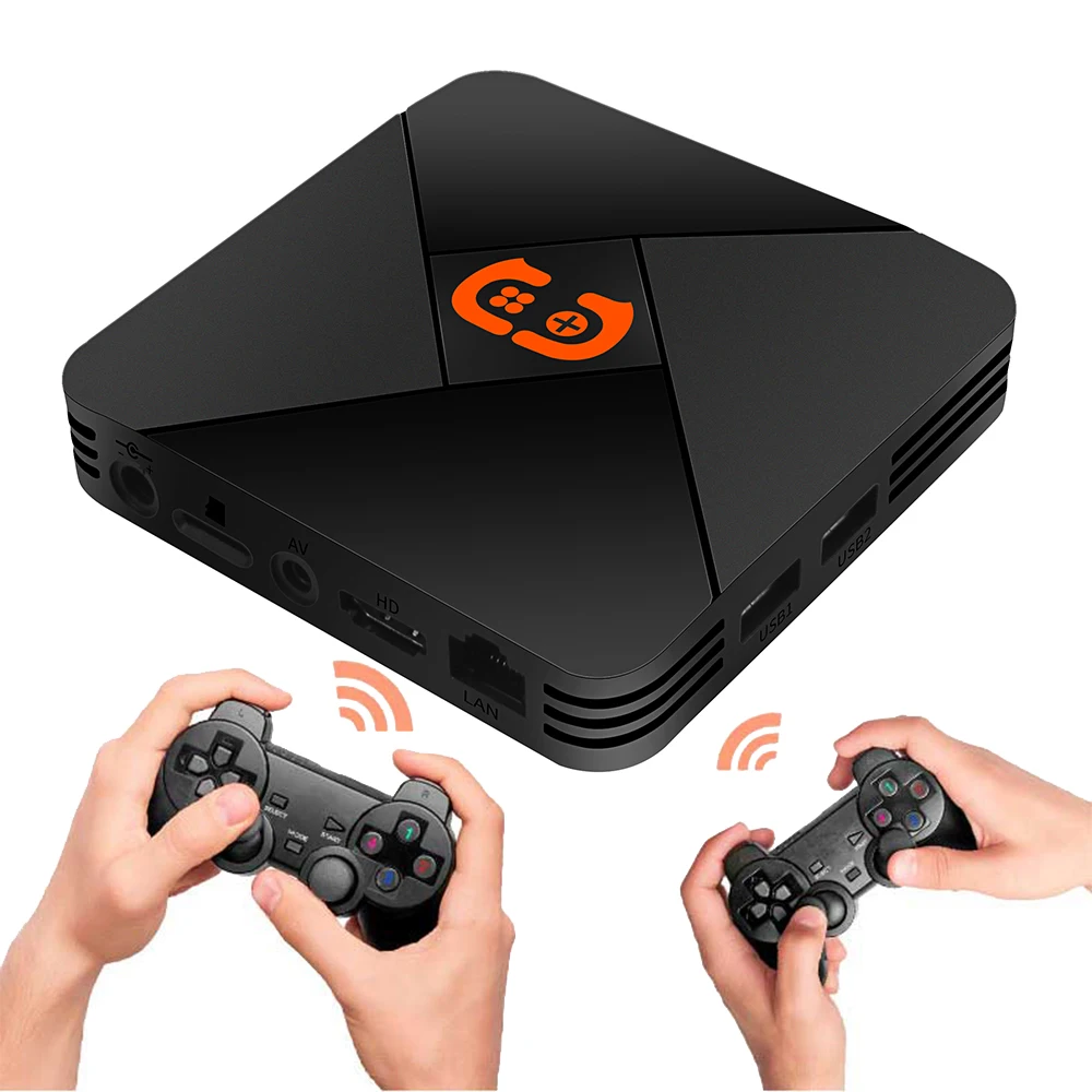 

Hot selling emulator 905L consoles retro Gamebox Double handle game player 32GB card for ps game