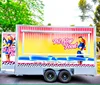 Free shipping catering trailer mobile Food van for sale