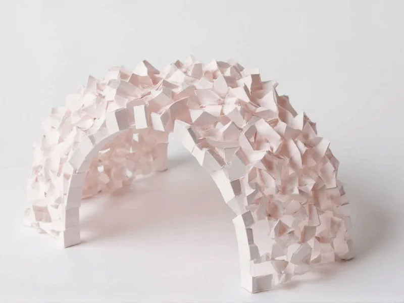 Craft 96 geometric paper structure example